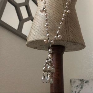 035 Mr Charlotte Victorian vintage ivory necklace